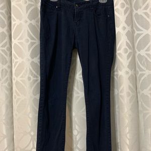 Navy blue jeans